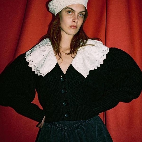 NWT Sea New York Melanie Cardigan in Army Green Size Small - Picture 2 of 11